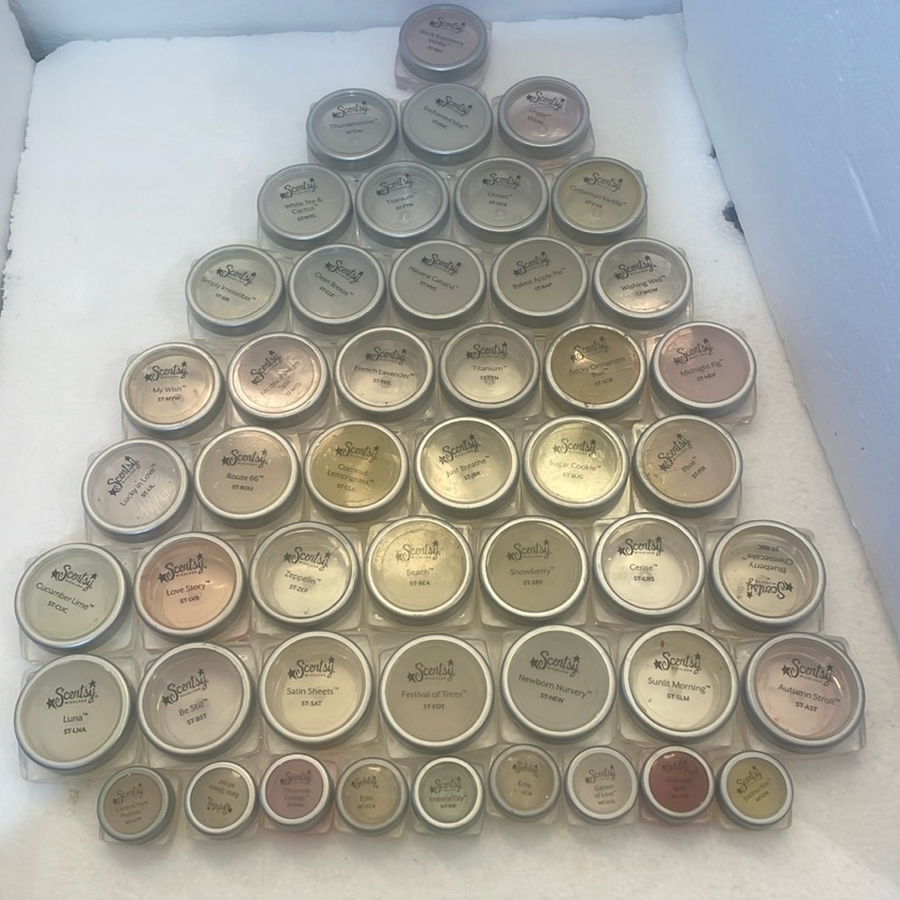 Bundle empty Scentsy wax pots refill organization storage travel jewelry makeup
